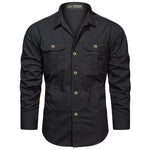 Unbranded Pure Cotton Workwear Long-sleeve Shirt