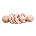 Beech rattle baby teeth toy