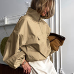 New British-style Loose-fitting Casual Womens Hoodie