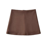 Anti-exposure Short Skirt With A High Waist