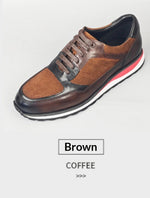 Retro-style British Casual Mens Leather Shoes
