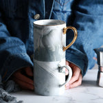 Marble Patterned Ceramic Cup