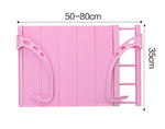 Multifunction Home Balcony Hanging Hanger Shelf Adjustable Foldable Clothes Shoes Drying Rack Holder Storage Organizer Shoe Rack