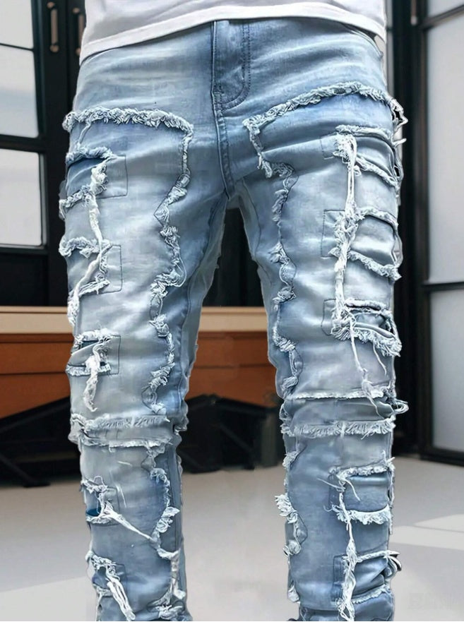 Shanxi Stretchy Slim Straight Pants