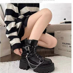 Platform All-match Short Boots For Women