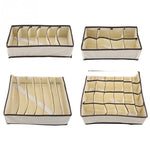 Underwear Storage Box 4-piece Drawer Type
