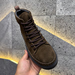 Suede Martin Boots Fleece-lined Warm Slugged Bottom Casual Shoes