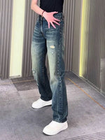 B2 - Non-elastic Small Straight-leg Pants