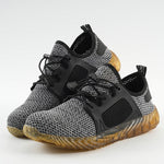 Flyknit Labor Protection Shoes Are Breathable And Lightweight Work Shoes