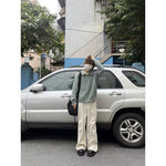 Mens Casual American-Style Knitted Sweater
