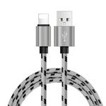 Nylon Braided Lattice Resistant Mobile Phone Data Cable Charging Cable