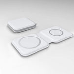 2 in 1 Magnetic Wireless Charger 15W Charging Dock Wireless QI Fast Charger