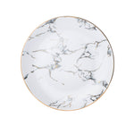 Marbled Plate Ceramic Creative Plate Western Dinner Plate