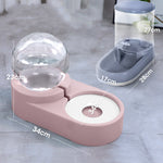 New Bubble Ball Pet Dog Bowls Fountain Cat Food Automatic Feeder 1.8L For Kitten Water Drinking Bowl Feeding Container