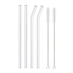 Glass Straws, Pearl Milk Tea Coarse Drinking Straws, Non-disposable Transparent Water Cups, Long Straws