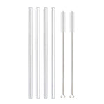 Glass Straws, Pearl Milk Tea Coarse Drinking Straws, Non-disposable Transparent Water Cups, Long Straws