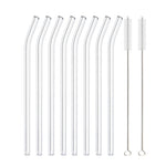 Glass Straws, Pearl Milk Tea Coarse Drinking Straws, Non-disposable Transparent Water Cups, Long Straws
