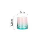 Simple Home Glass Colorful Whiskey Glass