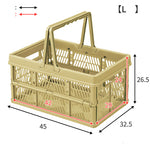 Plastic Folding Basket Household