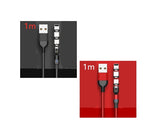Magnetic Data Cable 540 Degree 180 Degree Rotating Charging Cable Blind Suction Three-in-one Bent Magnetic Cable