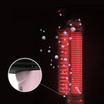 Negative ion hair straightening comb