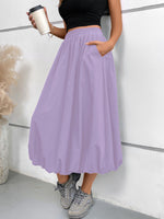 Womens Loose Bloom-Shape Skirt