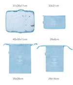 Eight-piece Waterproof Travel Storage Bag