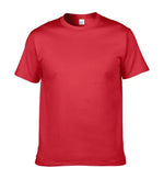 Unisex Casual Solid-color Cotton T-shirt