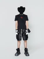 Inverted-triangle-shoulder Short-sleeve T-shirt For Men