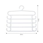 Stainless Steel Wardrobe Storage Type Pants Trousers Hanger Multi Layers Clothing Towel Storage Rack Closet Space Saver