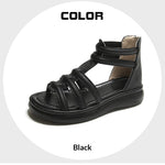 Womens Sandals Fashionable Roman-style Flat-heeled Sandals