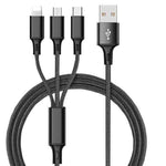 Compatible With, Braided 3-in-1 Data Cable