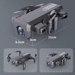 Mini folding drone aerial photography vehicle