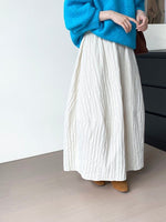 Japanese-style Literary Retro Midi Skirt For Spring And Autumn
