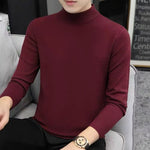 Knitted Shirt With Collar And Base Thick Black Thread Jacket