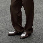 New Stylish All-match Mens Slip-on Casual Leather Shoes