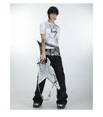 Figure-flattering Crew-neck Short-sleeve Top For Men