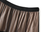 Bow-knot Tulle Skirt For Fallwinter Figure-flattering High-waisted A-line Style