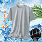 Summer Ice-silk Short-sleeve T-shirt For Men