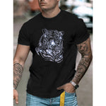 Mens Casual Summer T-Shirt With 3D Print