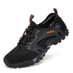Korean-style Trendy Hiking Shoes With Breathable Mesh Uppers