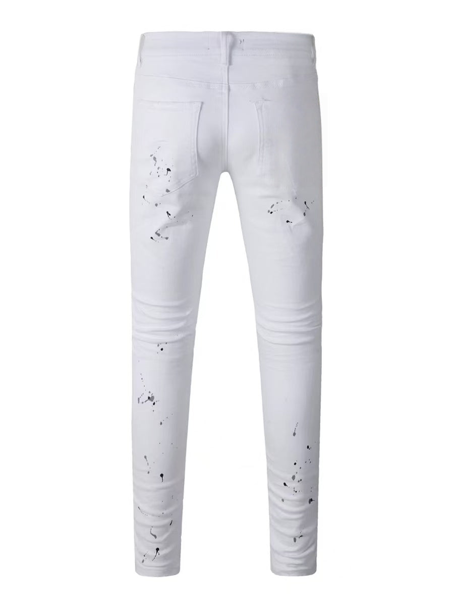 Shanxi Stretchy Slim Straight Pants