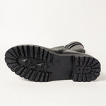 Retro Chunky-Soled High-Cut Equestrian Boots For Women
