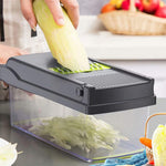 16 In 1 Vegetable Chopper, Salad Fruit Vegetable Food Chopper Slicer Peeler thumbnail 7