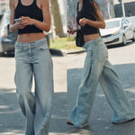 Women's High-waisted Straight-leg Jeans