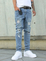 Shanxi Stretchy Slim Straight Pants