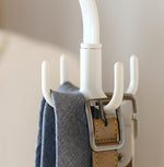 Rotary hanger, scarf, tie, scarf, clothes hanger, multi-functional plastic hanger for household use and space saving