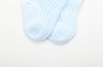 Baby Infants Kids Toddlers Girls Boys Knee High Socks Tights Leg Warmer Ribbon Bow Solid Cotton Stretch Cute Lovely