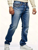 Unlined Loose Straight Pants