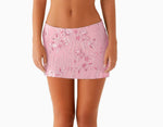 Women's European And American Hot-stud Sequin Mesh Skirt